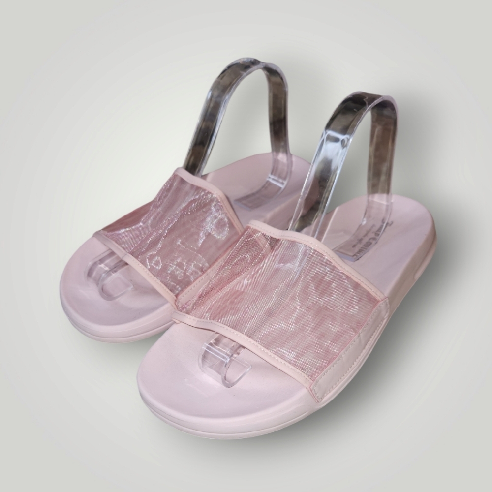 Juicy Couture The Wryter pink pool slide sandal size 10
